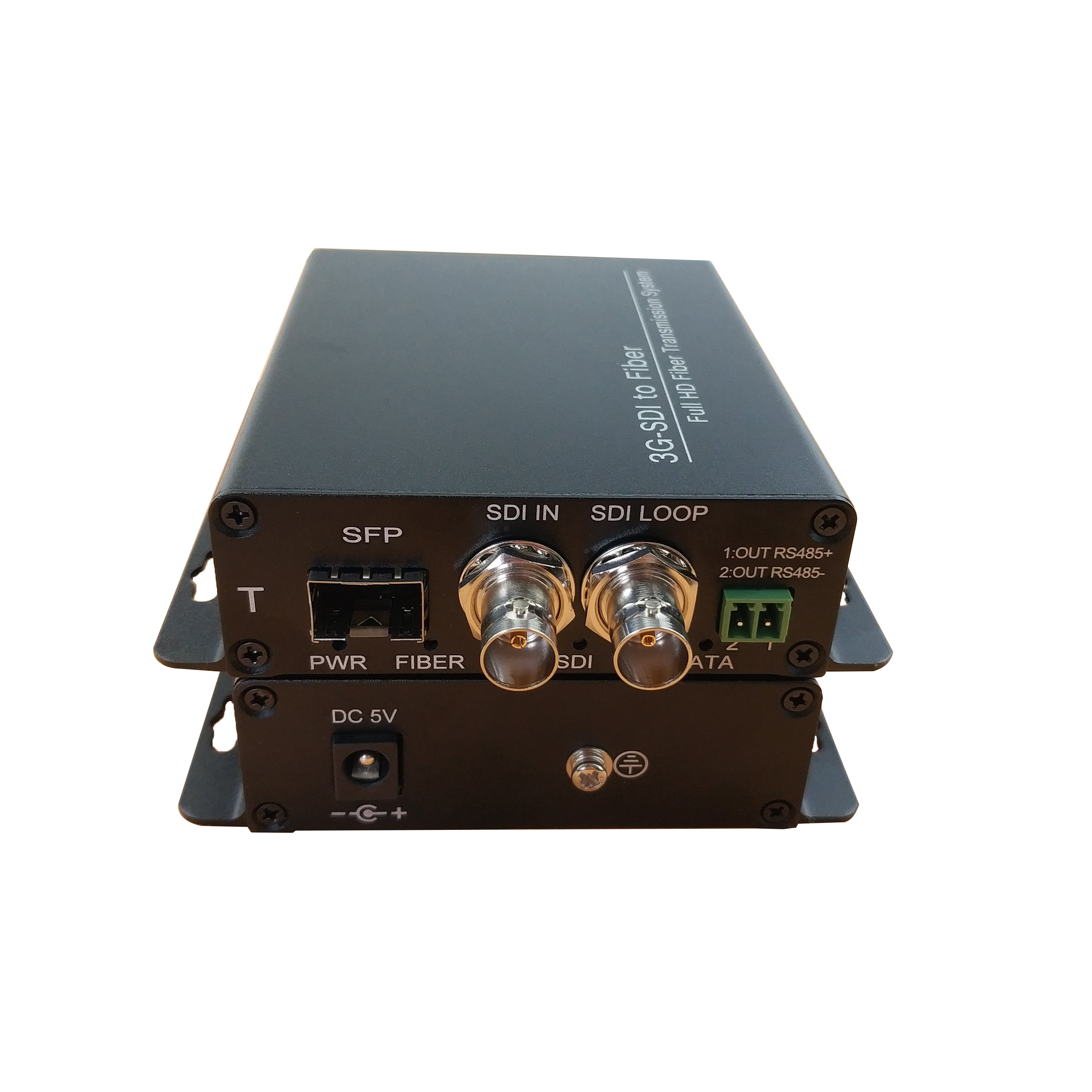 3G-SDI帶環(huán)出加1路RS485光端機(jī)